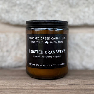 Frosted Cranberry Candle