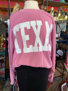 Texas Knit Sweater in Pink