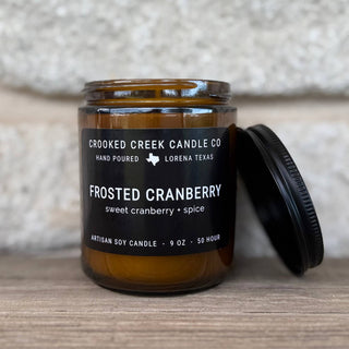 Frosted Cranberry Candle