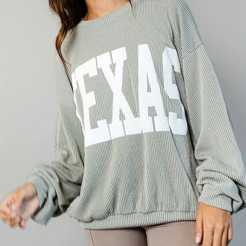 Texas Knit Sweater in Sage