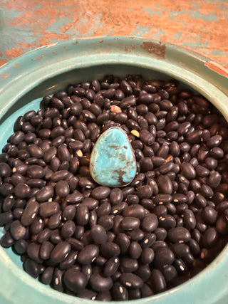 Chunky Turquoise Ring/ Teardrop