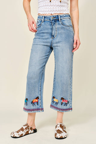 Mustang Trail Cropped Jeans