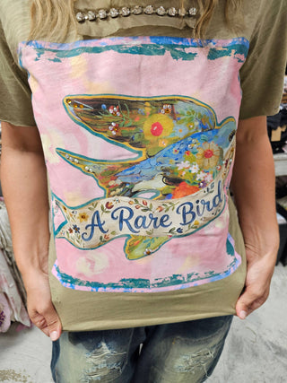 A Rare Birdie Tattered Tee