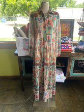 Load image into Gallery viewer, Cactus Motel Maxi Dress