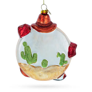 Western Ensemble Glass Ornament