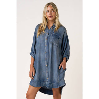 Free Spirit  Chambray Denim Dress