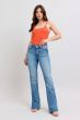 Load image into Gallery viewer, Tummy Control Vintage Wash Side Slit Judy Blue Bootcut Jeans