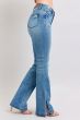 Load image into Gallery viewer, Tummy Control Vintage Wash Side Slit Judy Blue Bootcut Jeans