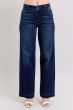 Load image into Gallery viewer, High Waist Dark Wash Wide Leg Judy Blue Jeans