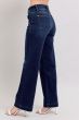 Load image into Gallery viewer, High Waist Dark Wash Wide Leg Judy Blue Jeans