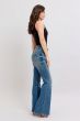 Load image into Gallery viewer, Tummy Control Vintage Wash Judy Blue Flare Jeans