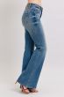 Tummy Control Vintage Wash Judy Blue Flare Jeans