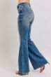 Load image into Gallery viewer, Tummy Control Vintage Wash Judy Blue Flare Jeans