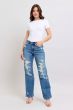 High Waist Heavy Destroy Judy Blue Straight Jeans