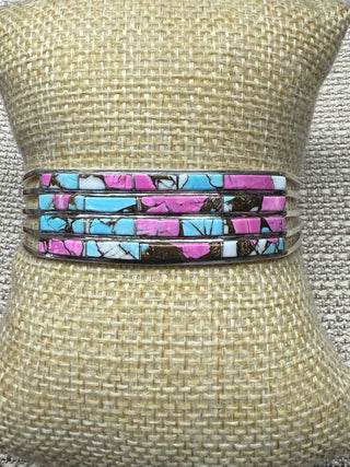 Cotton Candy Inlay Cuff