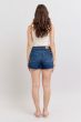 High Waist Criss Cross Waistband Judy Blue Shorts