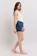 High Waist Criss Cross Waistband Judy Blue Shorts