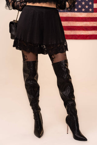 Juliette Lace Trim Shorts