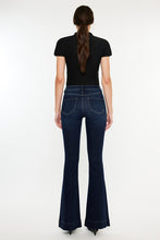 Load image into Gallery viewer, High Rise Dark Wash Flare Jeans by Kan Can