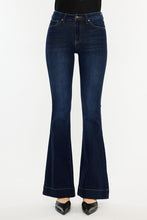 Load image into Gallery viewer, High Rise Dark Wash Flare Jeans by Kan Can