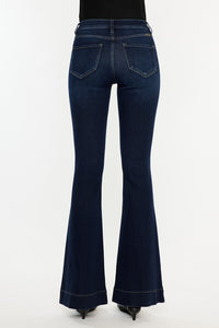 High Rise Dark Wash Flare Jeans by Kan Can