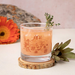 Desert Rocks Whiskey Glass