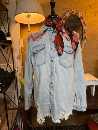 Sacred Heart Denim Shirt