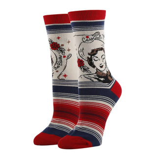 Cowgirls Cry Dress Socks