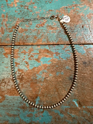 4MM 14” Navajo Pearl Necklace