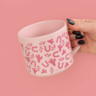 Western Icons Ceramic Mug - Pink