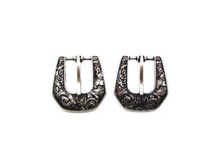 Belt Buckle Post Earring