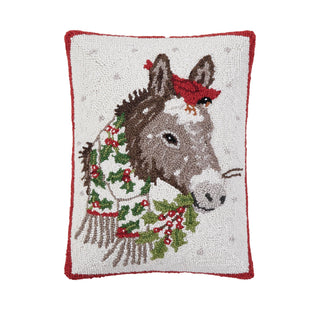 Holly Donkey Hook Pillow