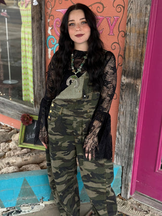 Ranger Rose Camo Barrel Jumpsuit