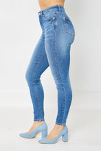 Load image into Gallery viewer, Tummy Control Classic Skinny Judy Blue Jeans