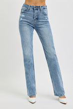 Load image into Gallery viewer, Tummy Control High Rise Straight Distressed Jeans by Risen