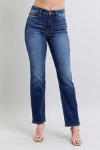 Load image into Gallery viewer, Vintage Wash Thermal Straight Judy Blue Jeans