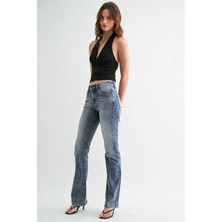 Lillian Glacial Ice Bootcut Jeans