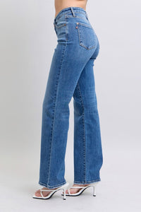 High Waist V-Front Vintage Wash Judy Blue Jeans