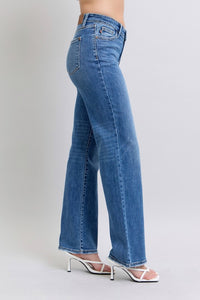 High Waist V-Front Vintage Wash Judy Blue Jeans