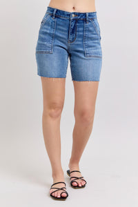 Back Flap Pockets Judy Blue Shorts