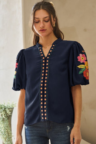 Belle Satin Blouse