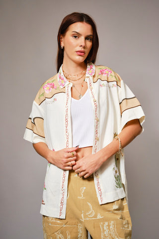 Seaflower Sequin Blouse