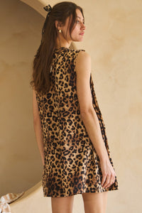 Maude Leopard Printed Romper