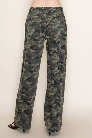 Kyla Camo Print Knit Pants