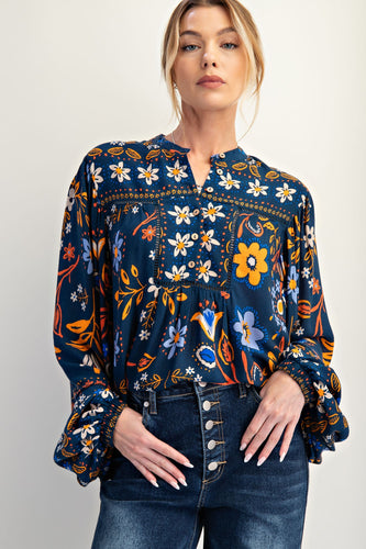 The Del Rio Gauze Top by Easel