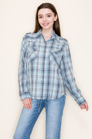 The Perfect Plaid Pearl Snap!!