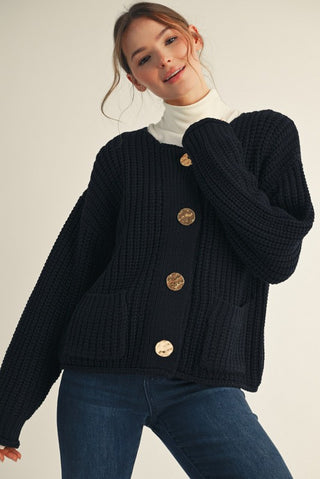 Raven Ease Sweater Cardigan