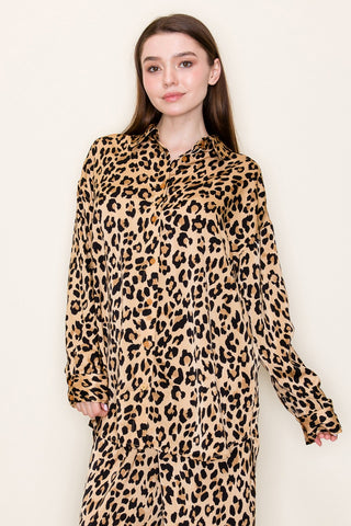 Salado Sunset Leopard Top