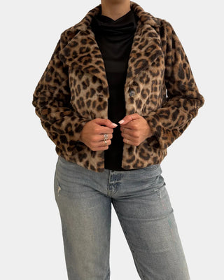 La La Leopard Jacket
