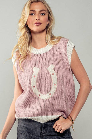 Andrea Sweater Pink Vest